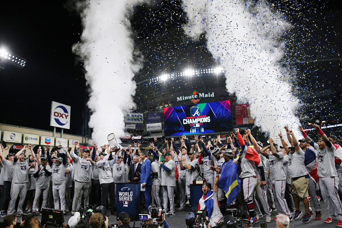 Baseball_MLB_Atlanta Braves World Seties trophy