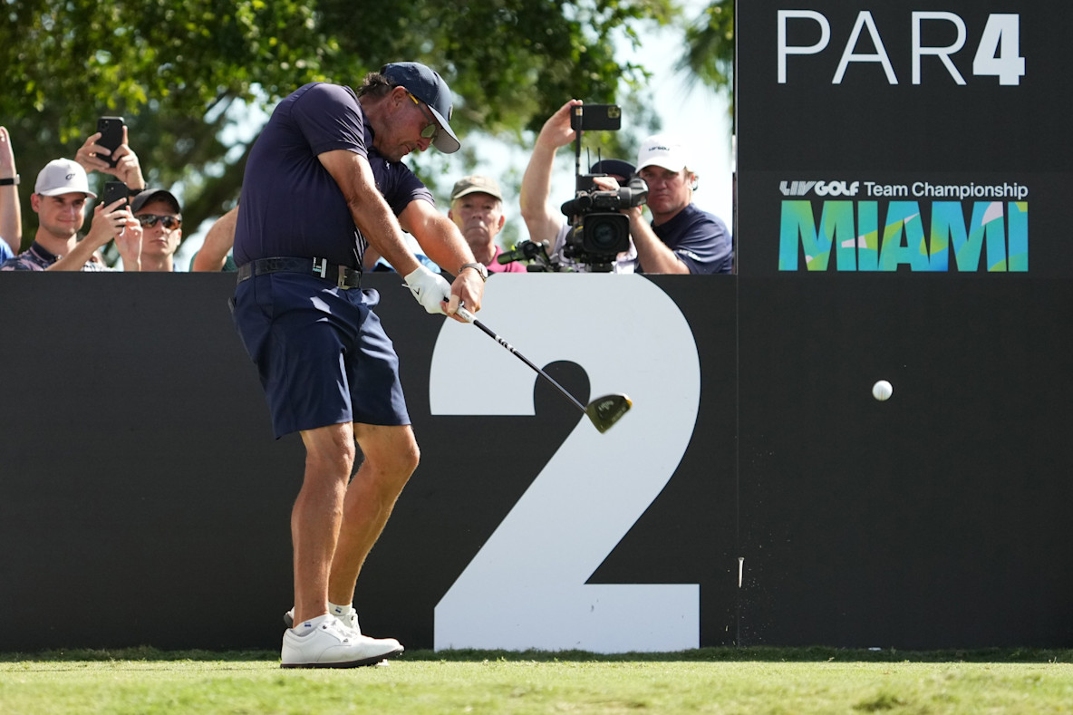 Golf_LIV Golf_Phil Mickelson at Trump National Doral