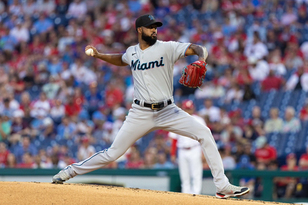 Baseball_MLB_Miami Marlins starting pitcher Sandy Alcantara