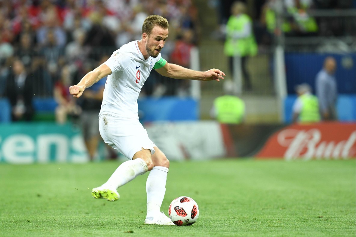 Soccer_World Cup_England forward Harry Kane