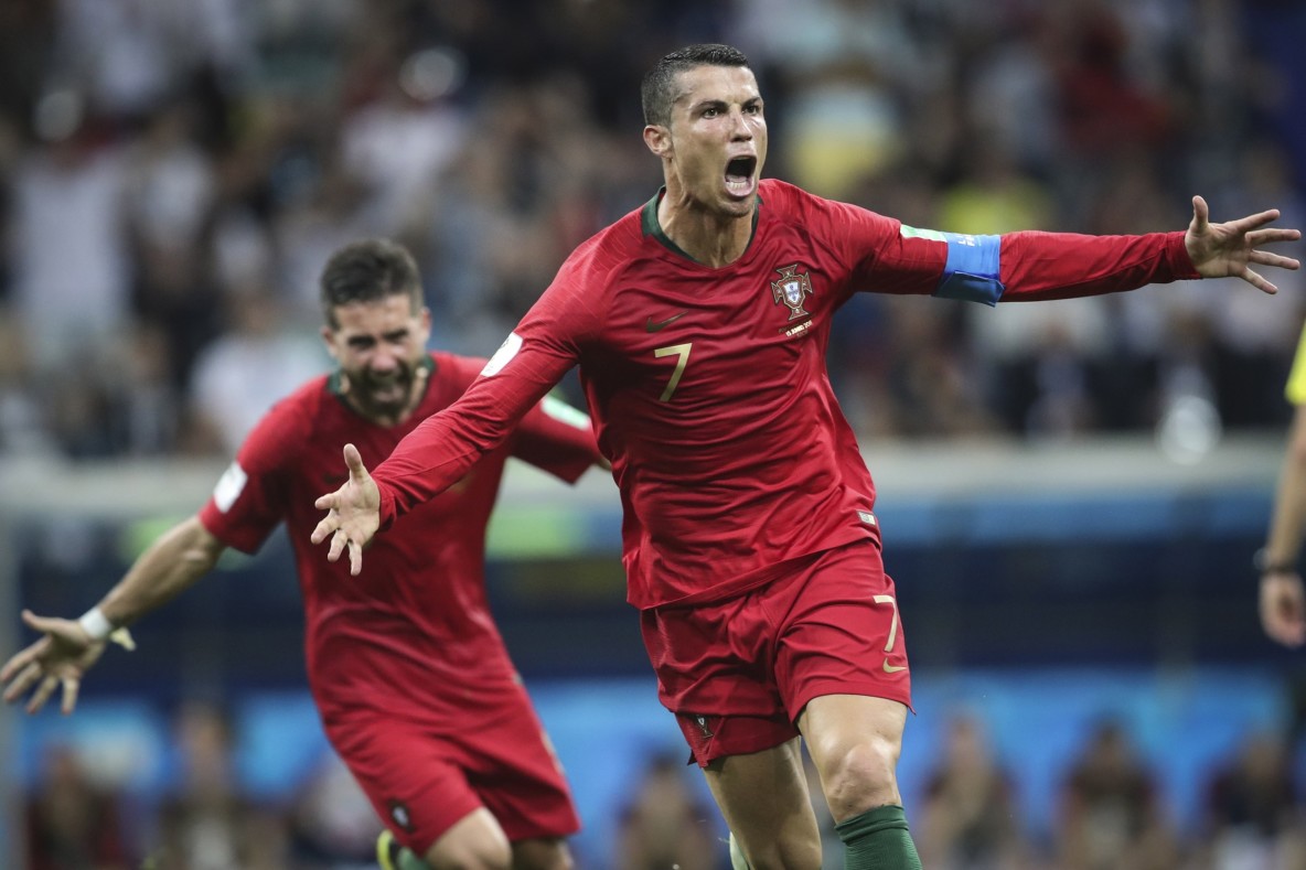 Soccer_World Cup_Portugal forward Cristiano Ronaldo