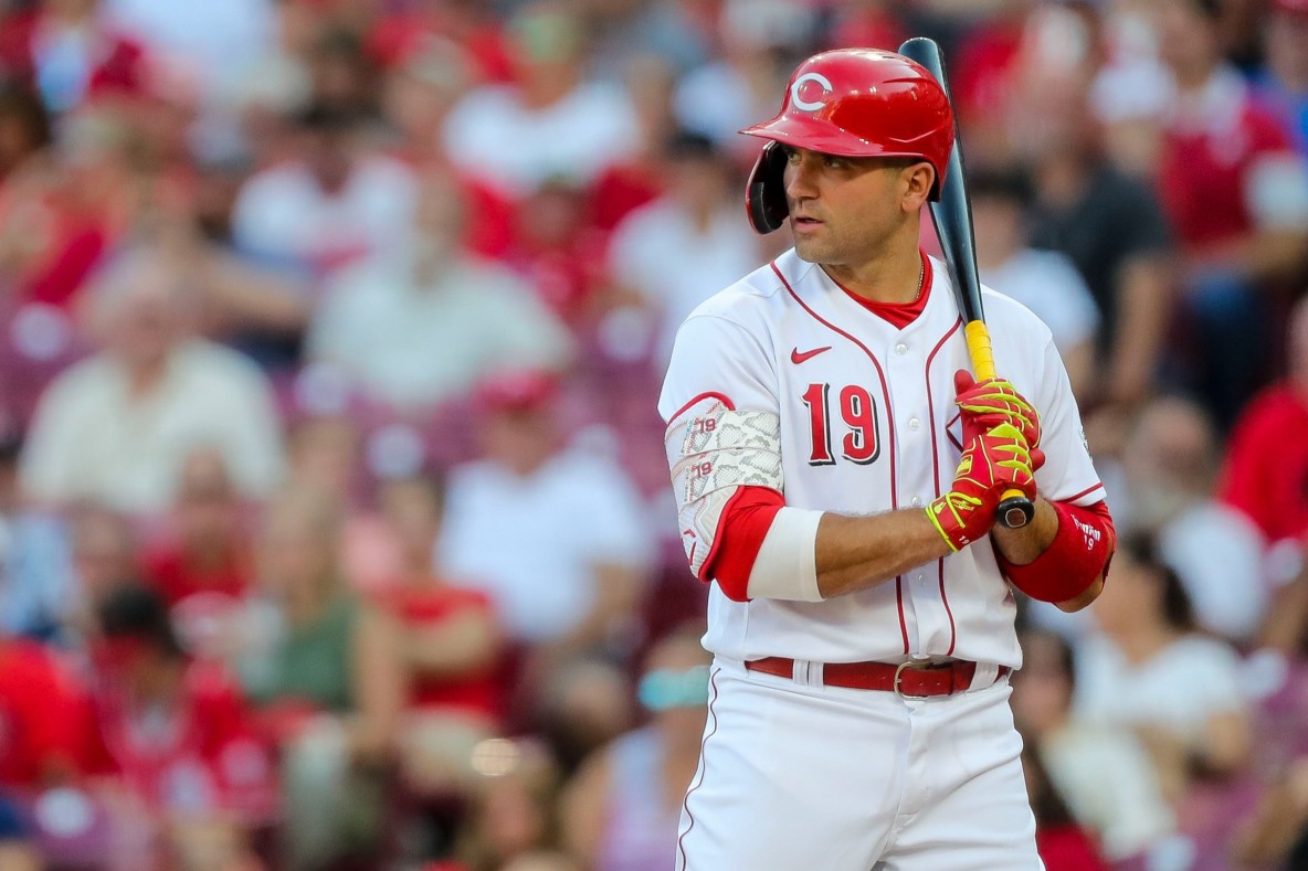 Baseball_MLB_Cincinnati Reds designated hitter Joey Votto